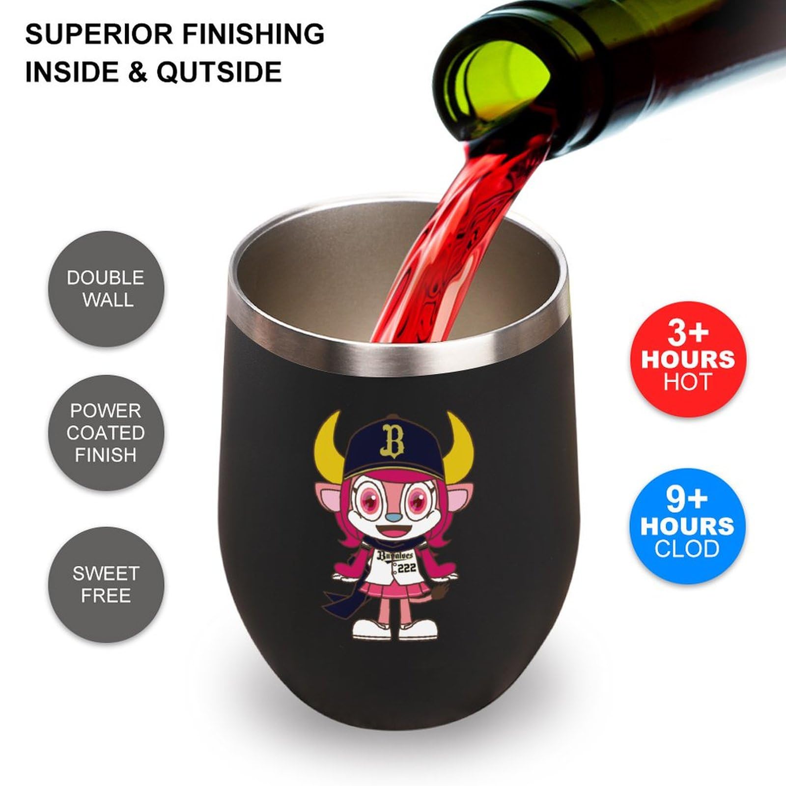 バッファロー？カップ　ステンレス Amazon | ワインタンブラー オリックス・バファローズ